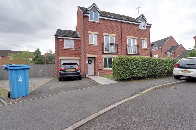 4 bed semi-detached house for sale in Thistle Drive, Huntington, Cannock WS12, £300,000