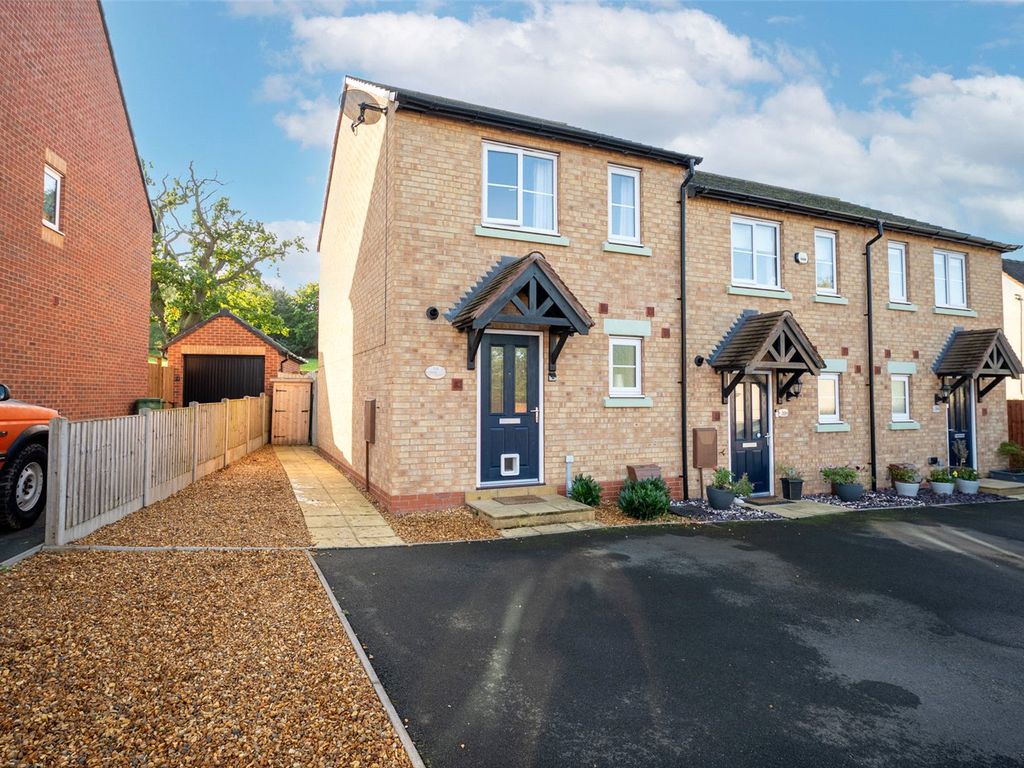 2 bed end terrace house for sale in Vesey Court, Wellington, Telford, Shropshire TF6, £185,000