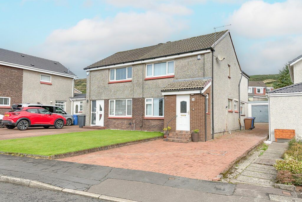 2 bed semi-detached house for sale in Russell Road, Duntocher, Clydebank G81, £185,000