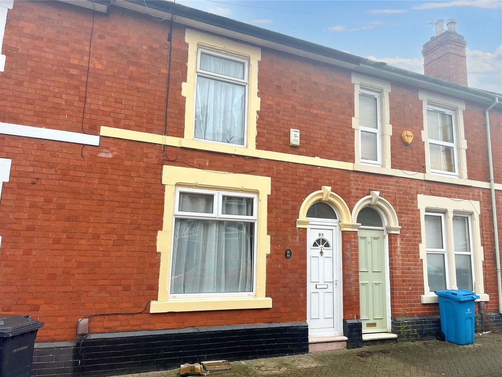 3 bed terraced house for sale in Wolfa Street, Derby, Derbyshire DE22, £185,000