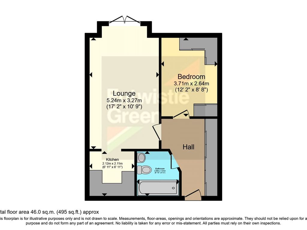 1 bed flat for sale in Sandhurst Avenue, Lytham St. Annes, Lancashire FY8, £72,000