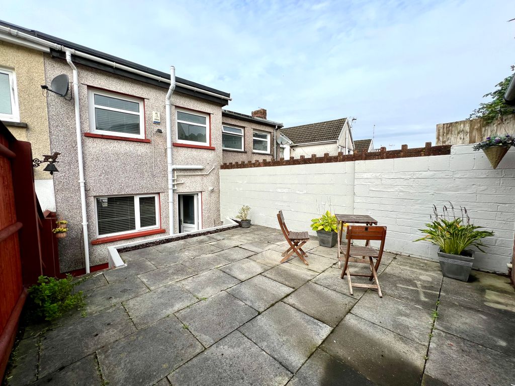 3 bed terraced house for sale in Morlais Street, Pentrebach CF48, £135,000