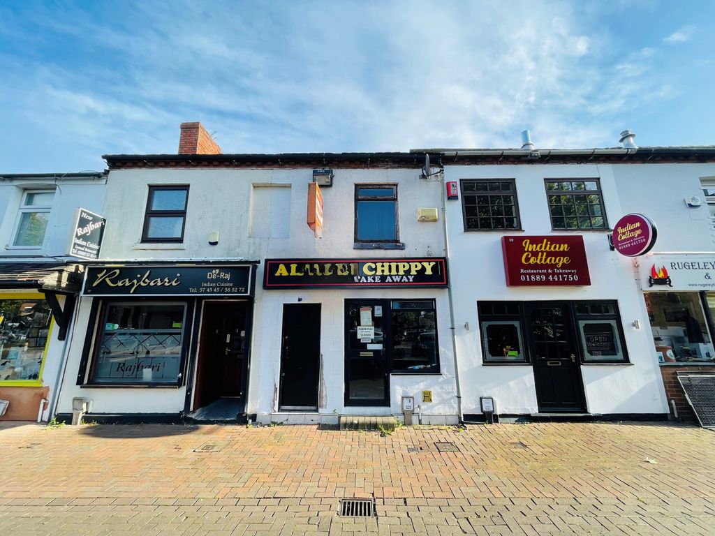 Retail premises for sale in Albion Street, Rugeley, Staffordshire WS15, £139,000