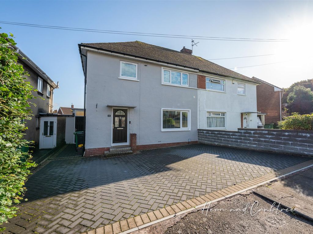 3 bed semi-detached house for sale in Hirst Crescent, Fairwater, Cardiff CF5, £250,000