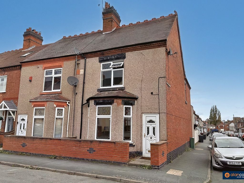 3 bed end terrace house for sale in Cheverel Street, Nuneaton CV11, £175,000