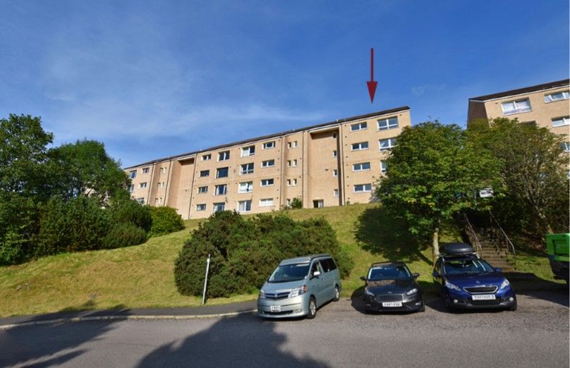 3 bed flat for sale in Moray Place, Fort William PH33, £138,000
