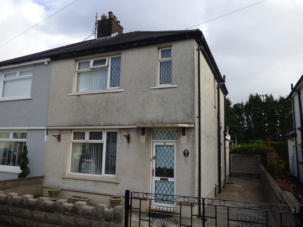 2 bed semi-detached house for sale in Burrows Road, Baglan, Neath . SA12, £135,000