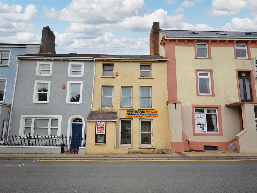Commercial property for sale in Hamilton Terrace, Milford Haven SA73, £74,000