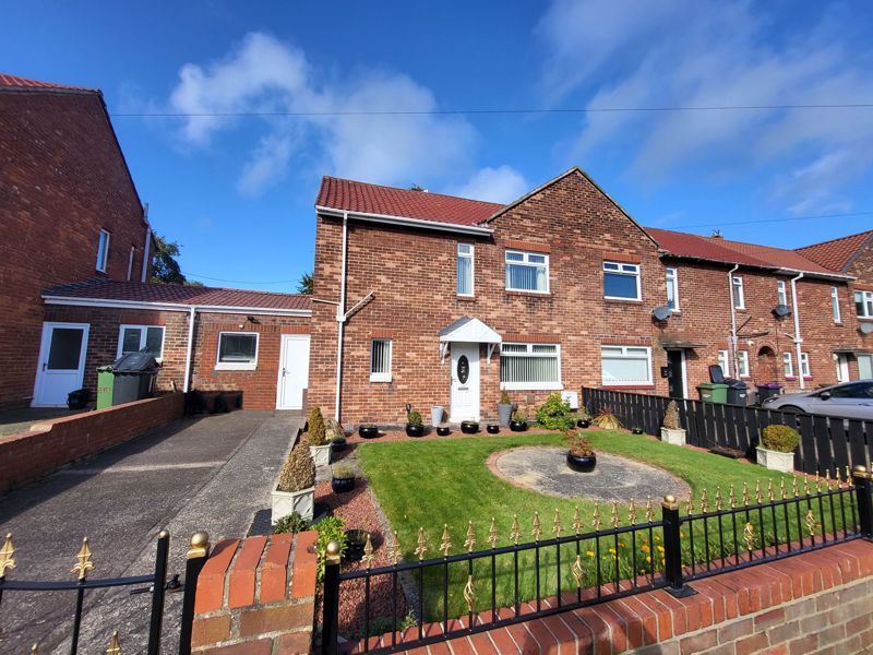 3 bed terraced house for sale in Hollymount Square, Bedlington NE22, £110,000