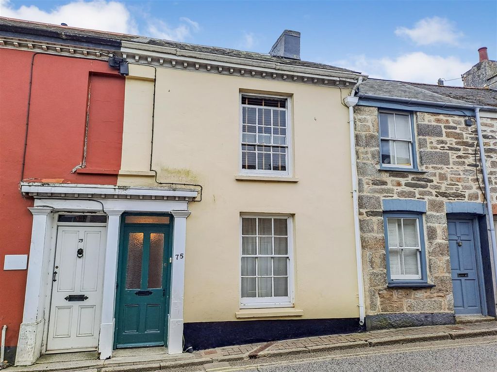 2 bed terraced house for sale in Helston Road, Penryn TR10, £210,000