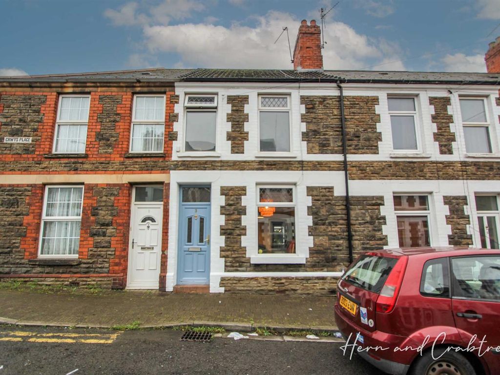 2 bed terraced house for sale in Crwys Place, Cathays, Cardiff CF24, £245,000