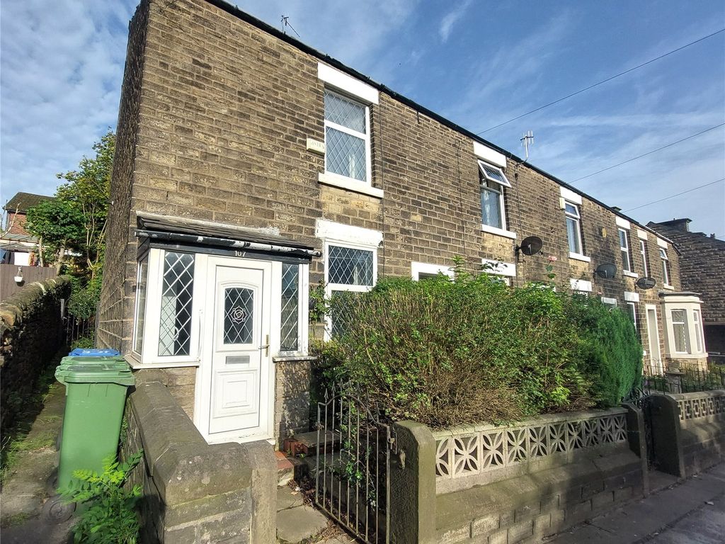 2 bed end terrace house for sale in Woolley Lane, Hollingworth, Hyde SK14, £95,000