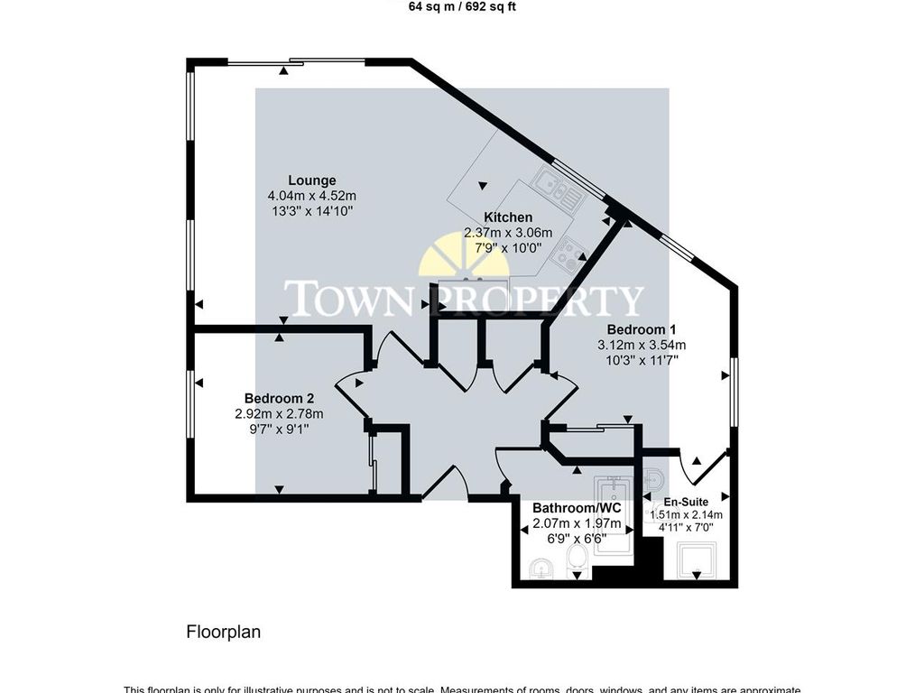 2 bed flat for sale in Weavers Close, Eastbourne BN21, £235,000