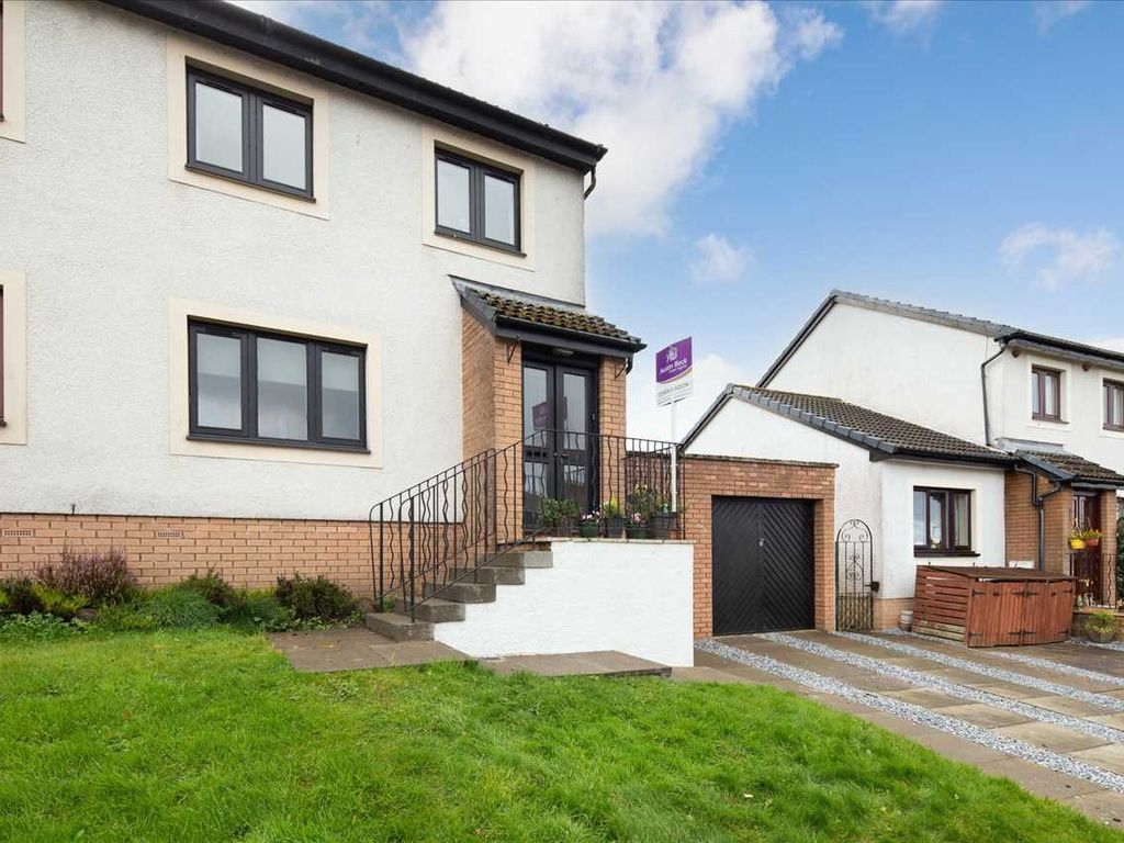 3 bed semi-detached house for sale in Ballantrae Crescent, Newton Mearns, Glasgow G77, £270,000