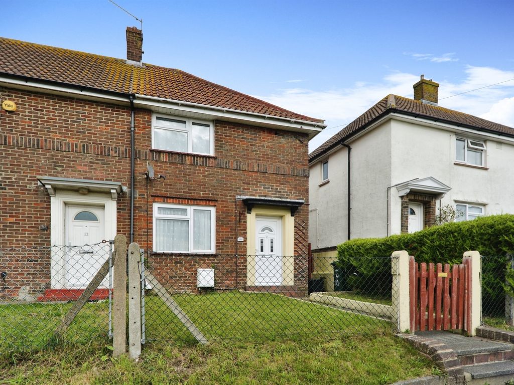 2 bed semi-detached house for sale in Wiston Road, Brighton BN2, £250,000