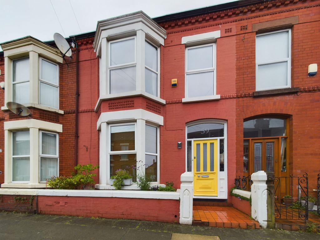 4 bed terraced house for sale in Karslake Road, Mossley Hill, Liverpool. L18, £300,000
