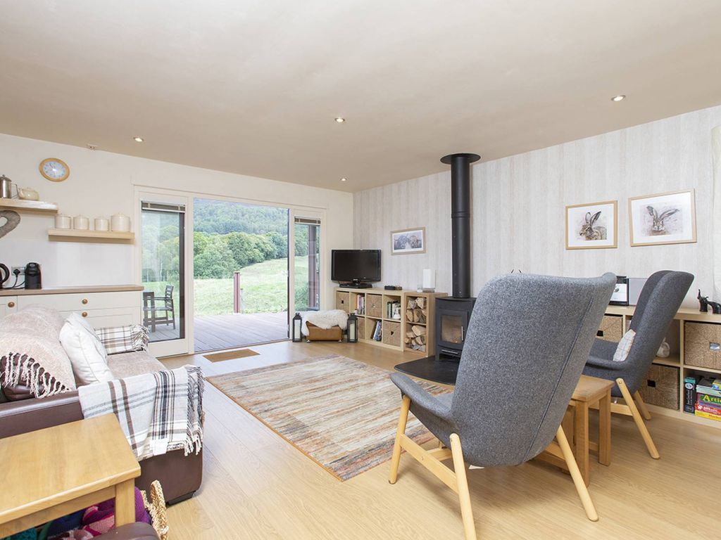 2 bed lodge for sale in Old Faskally, Killiecrankie, Pitlochry PH16, £175,000