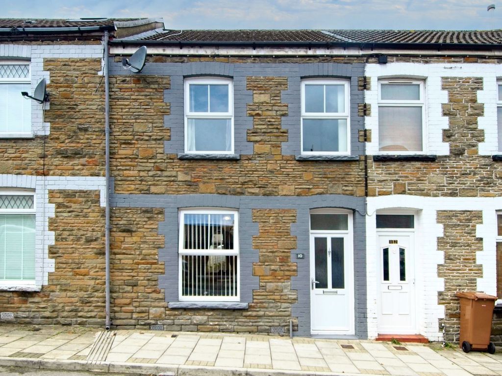3 bed terraced house for sale in Goodrich Street, Caerphilly CF83, £225,000