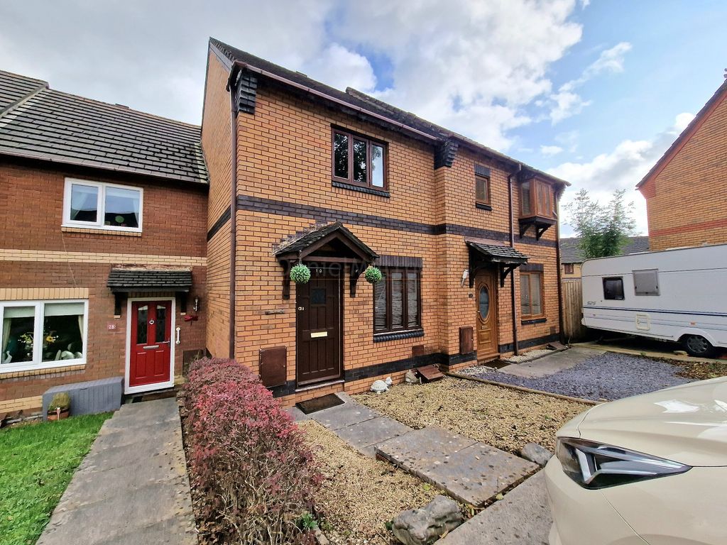 2 bed terraced house for sale in St. Nons Close, Brackla, Bridgend County. CF31, £134,950