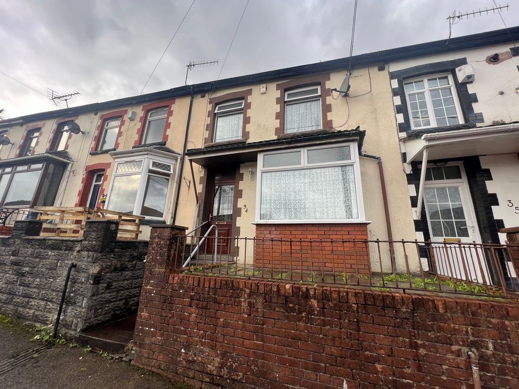 3 bed terraced house for sale in Hughes Street Tonypandy -, Tonypandy CF40, £122,000