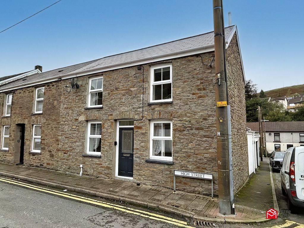 3 bed end terrace house for sale in High Street, Ogmore Vale, Bridgend, Bridgend County. CF32, £170,000