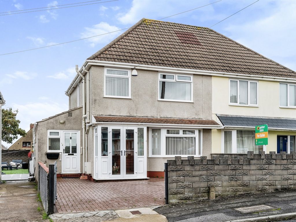 3 bed semi-detached house for sale in Graiglwyd Road, Cockett, Swansea SA2, £135,000