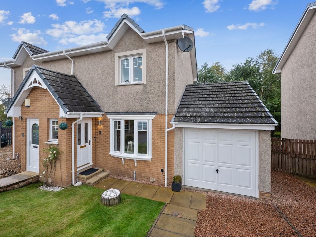 2 bed semi-detached house for sale in Millhill View, Dunblane, Stirlingshire FK15, £178,000