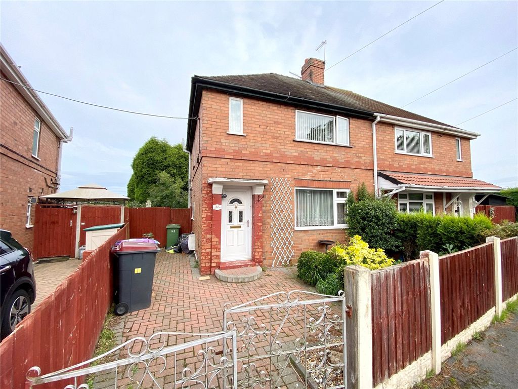 2 bed semi-detached house for sale in Woodhouse Crescent, Trench, Telford, Shropshire TF2, £90,000