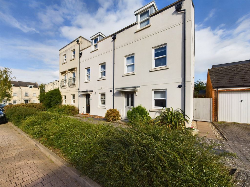3 bed end terrace house for sale in Bicknor Drive, Cheltenham, Gloucestershire GL52, £300,000