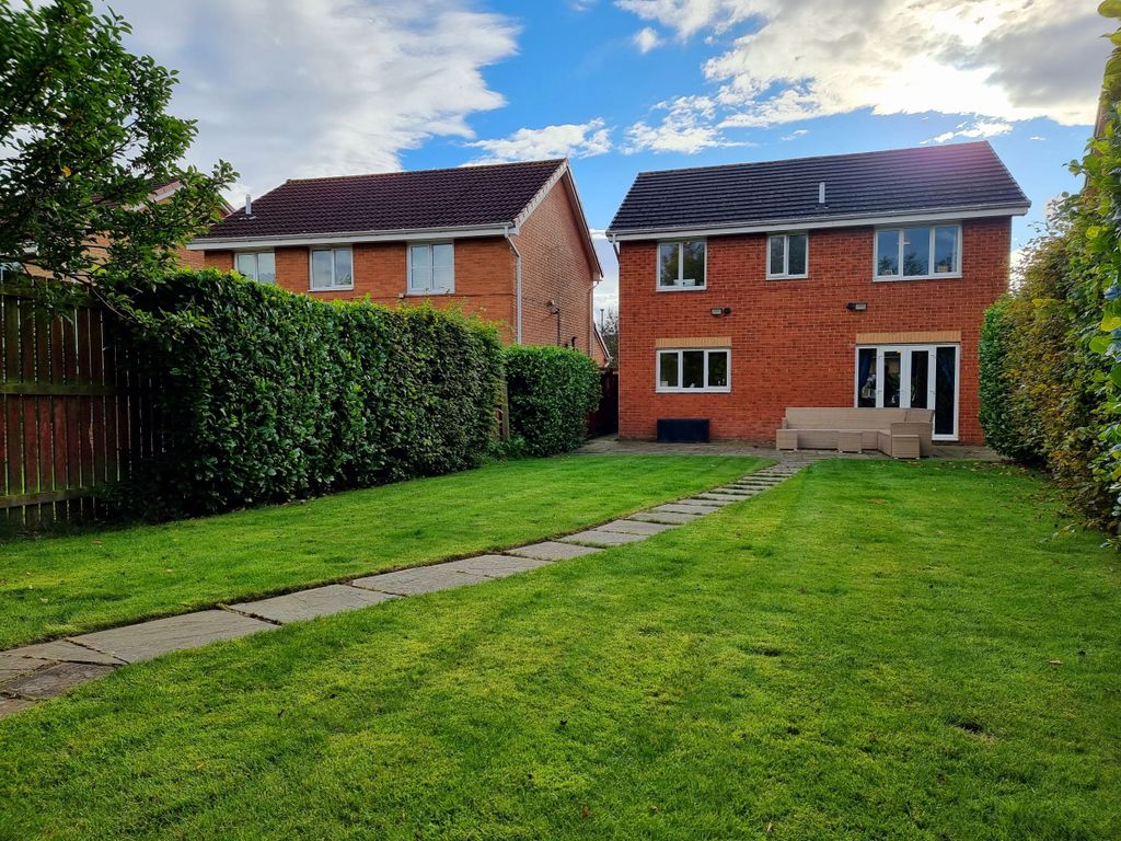 4 bed detached house for sale in Holwick Close, Consett DH8, £270,000