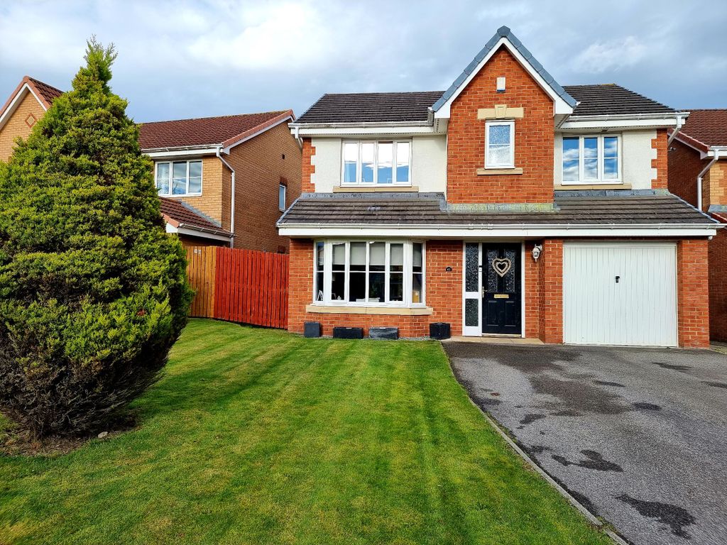 4 bed detached house for sale in Holwick Close, Consett DH8, £270,000