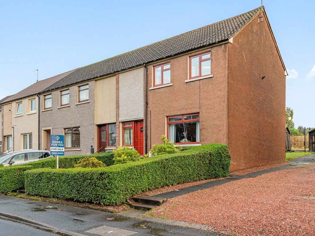 3 bed end terrace house for sale in Derwent Avenue, Falkirk FK1, £130,000