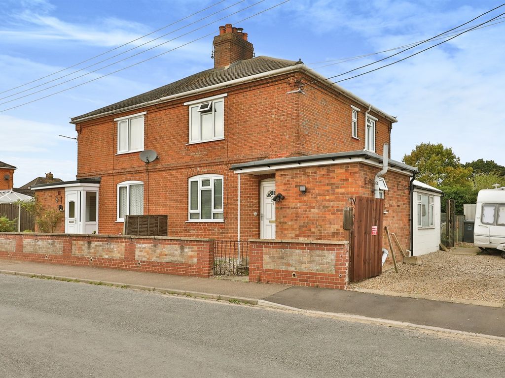 3 bed semi-detached house for sale in The Lane, Briston, Melton Constable NR24, £250,000