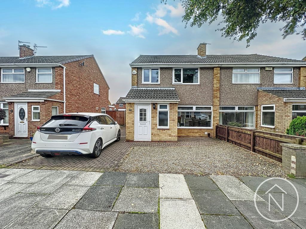 3 bed semi-detached house for sale in Thornley Avenue, Billingham TS23, £140,000