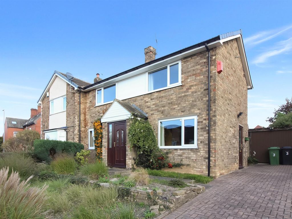 3 bed semi-detached house for sale in Grange Avenue, Garforth, Leeds LS25, £220,000