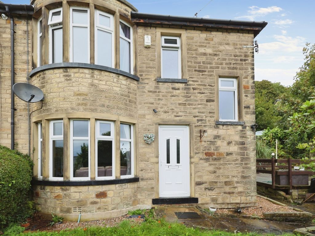 3 bed semi-detached house for sale in Scott Lane West, Riddlesden, Keighley BD20, £230,000