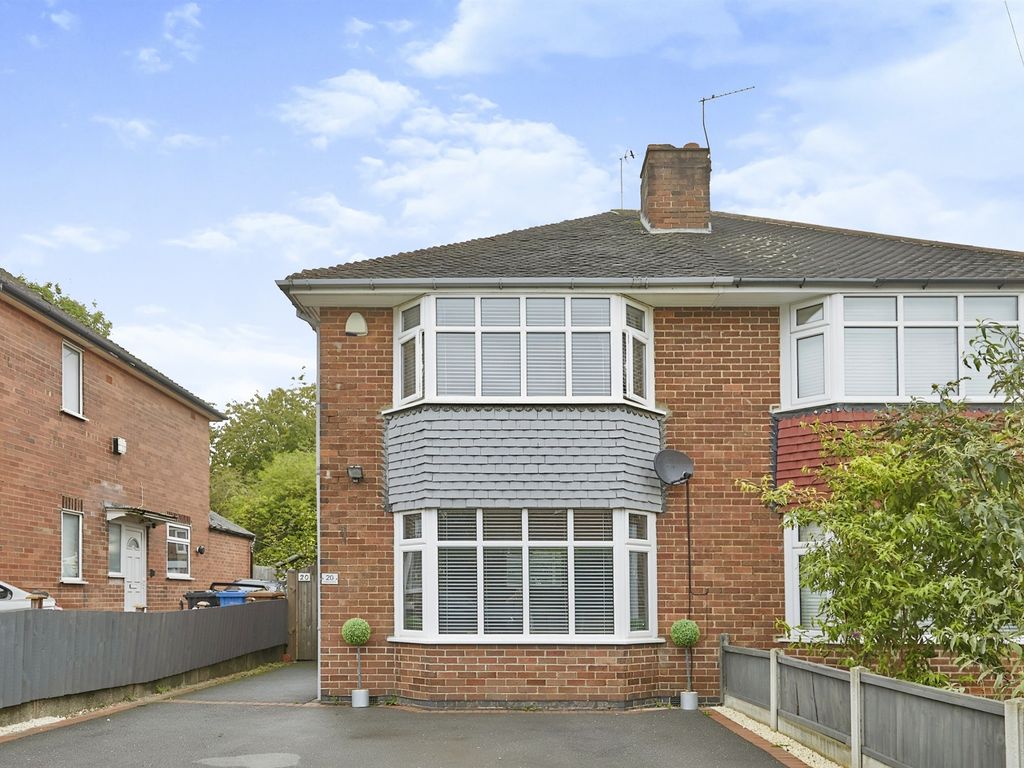 2 bed semi-detached house for sale in Carlisle Avenue, Littleover, Derby DE23, £220,000