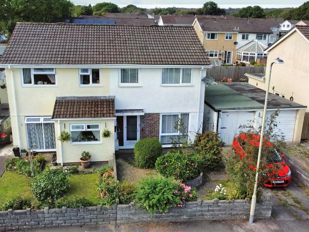 3 bed semi-detached house for sale in Caerllysi, Pencoed, Bridgend CF35, £250,000