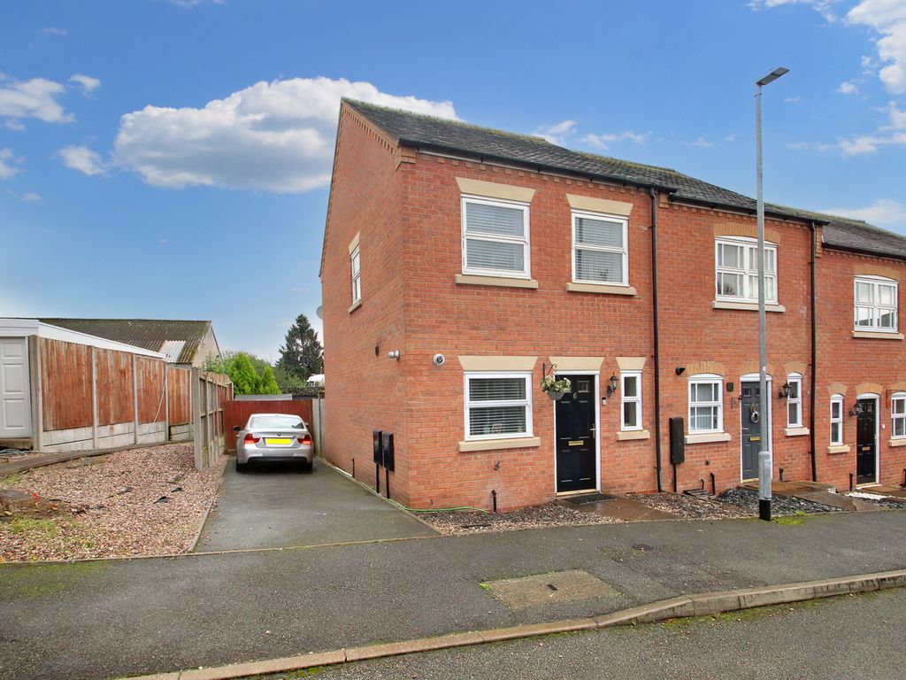 3 bed end terrace house for sale in Broomfields Close, Tean, Cheadle ST10, £177,000