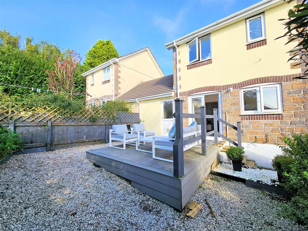 2 bed link-detached house for sale in Sampson Close, St. Anns Chapel, Gunnislake PL18, £228,500