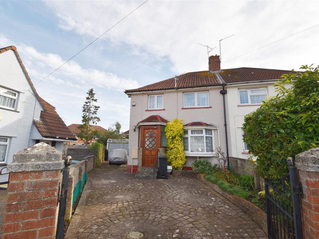 3 bed semi-detached house for sale in Appleby Walk, Knowle, Bristol BS4, £272,500