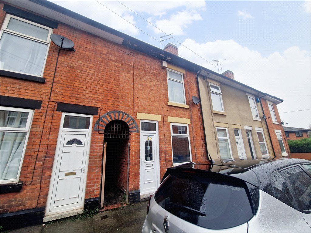 2 bed terraced house for sale in Harrison Street, Derby DE22, £115,000