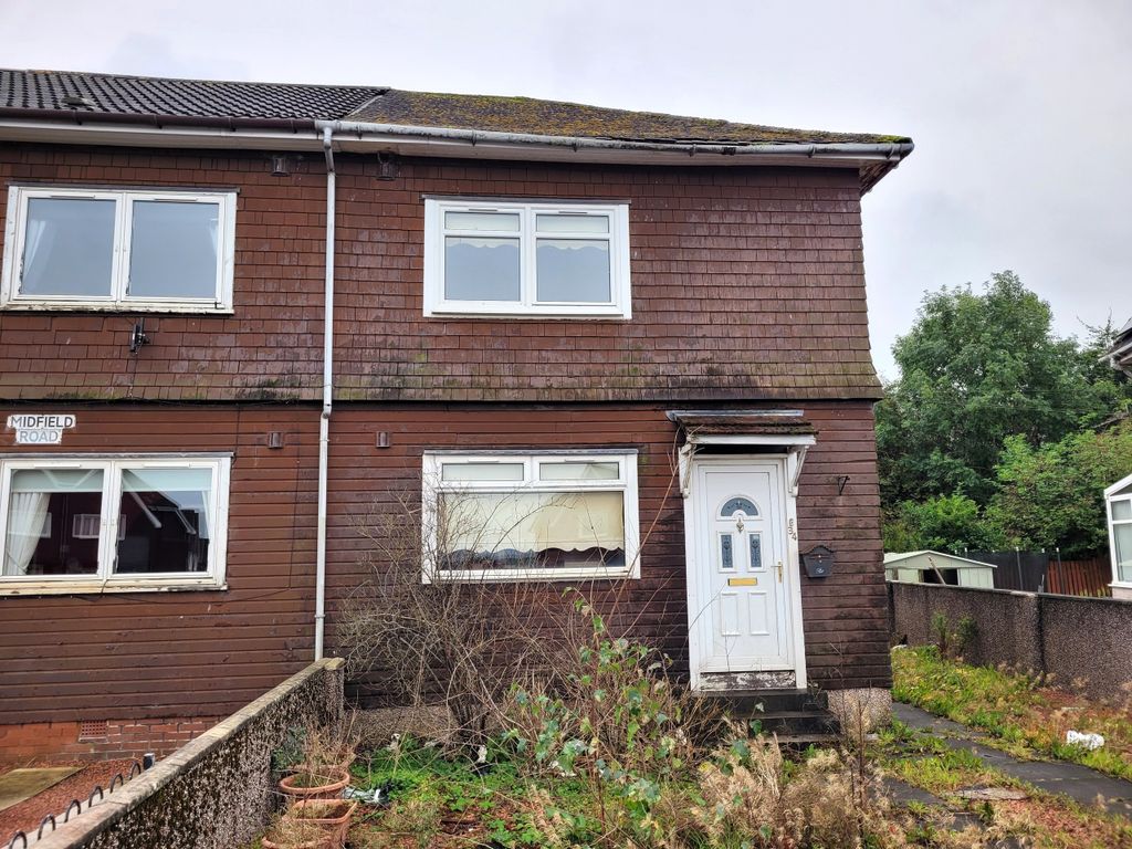 2 bed end terrace house for sale in Midfield Road, Coalburn, Lanark, Lanarkshire ML11, £36,000