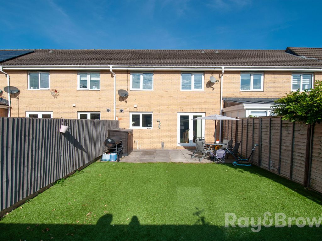 3 bed terraced house for sale in Ffordd Brynhyfryd, Old St. Mellons, Cardiff CF3, £260,000