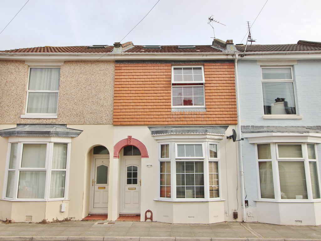 3 bed terraced house for sale in Eastney Street, Southsea PO4, £240,000