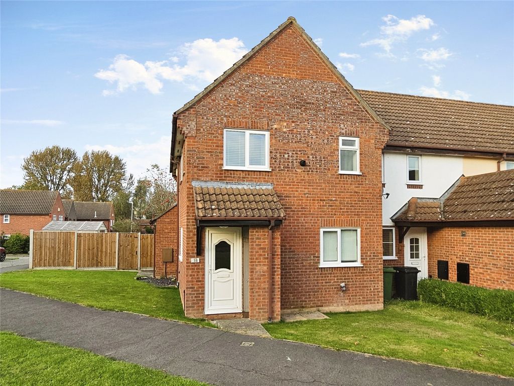 1 bed end terrace house for sale in Briton Way, Wymondham, Norfolk NR18, £150,000