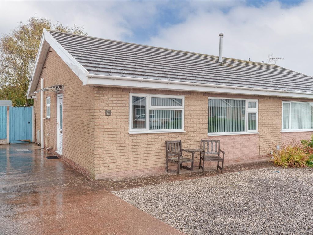2 bed semi-detached bungalow for sale in Lon Y Gors, Pensarn, Abergele, Conwy LL22, £165,000
