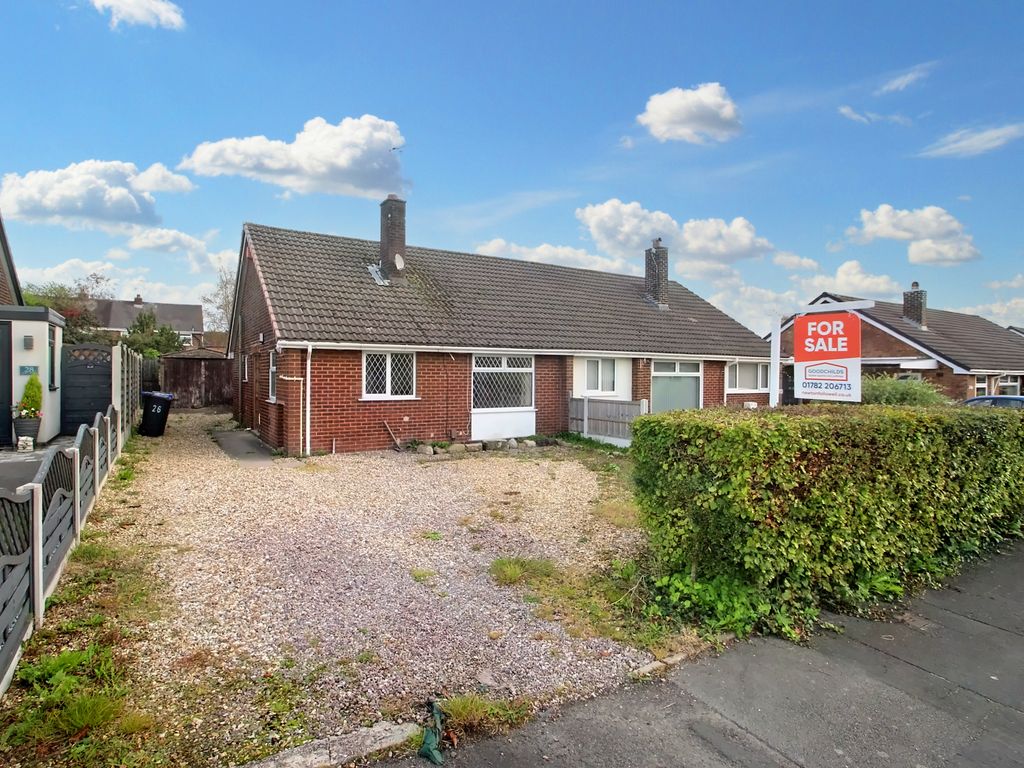 3 bed semi-detached bungalow for sale in Park Road, Werrington, Stoke-On-Trent ST9, £170,000