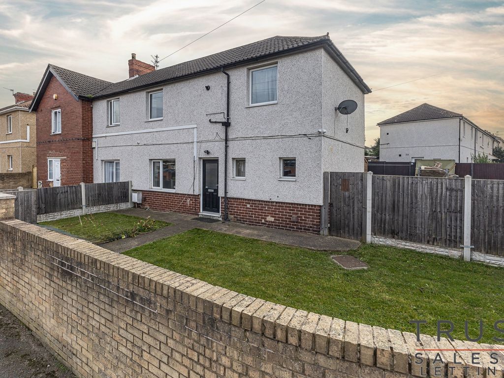 3 bed semi-detached house for sale in Lancaster Street, Thurnscoe, Rotherham S63, £120,000