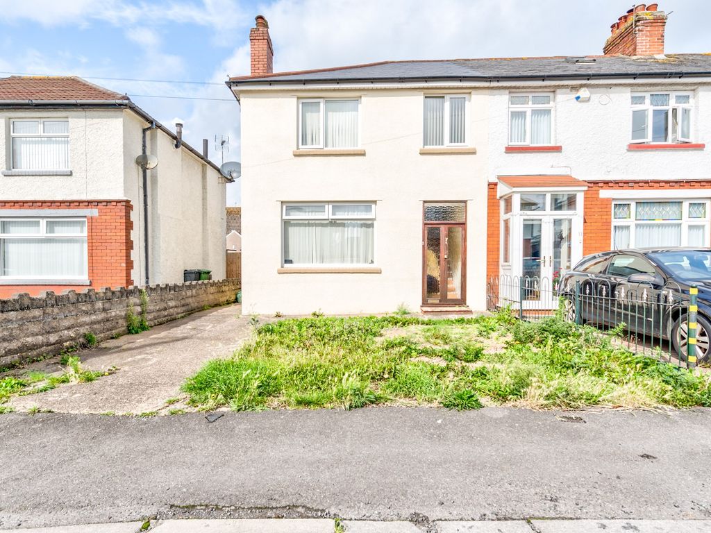3 bed semi-detached house for sale in Linden Grove, Rumney, Cardiff. CF3, £240,000